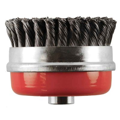 Abracs 70MM x M14 Stainless Steel Twist Knot Wire Cup Brush