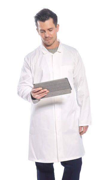 Large image of a portwest 2202 Men‚ Food Coat