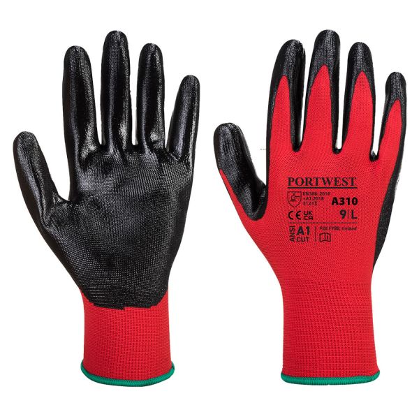Small image of a portwest A310 Flexo Grip Nitrile Glove