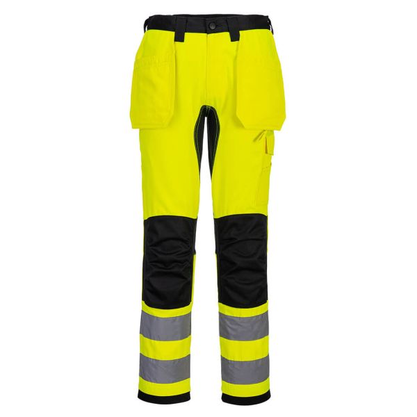 Small image of a portwest CD889 WX2 Eco Hi-Vis Holster Pocket Trousers