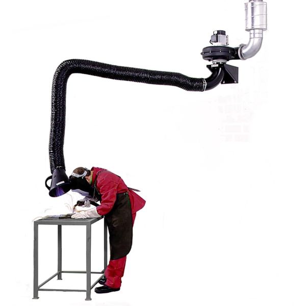 Self Supporting Articulated Fume Extraction Arm 