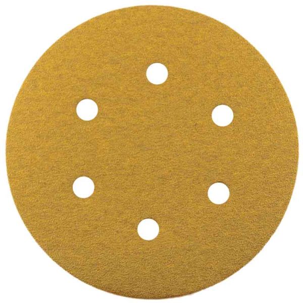 225MM X 100 GRIT GOLD HOOK & LOOP DRY WALL SANDING DISC