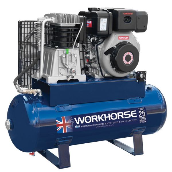 FIAC Workhorse 10HP 150L Diesel Belt Drive Air Compressor