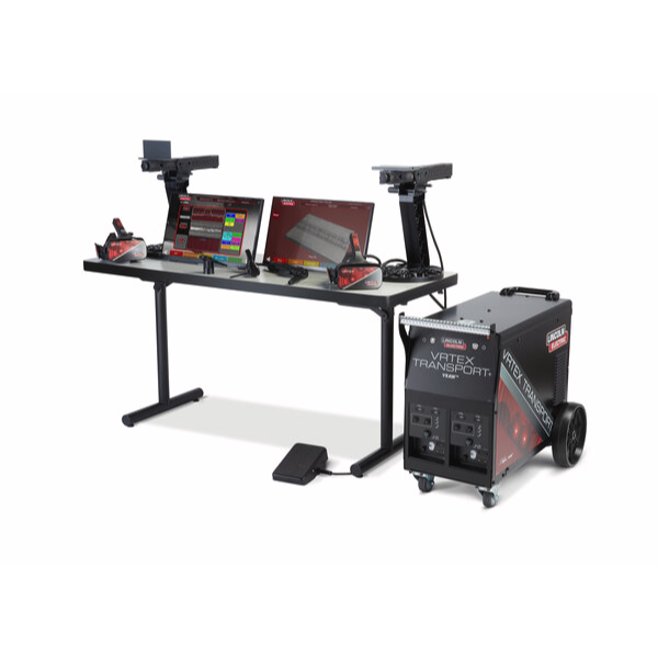 Lincoln Electric VRTEX Transport + Dual Virtual Reality Welding Training Simulator in Crate