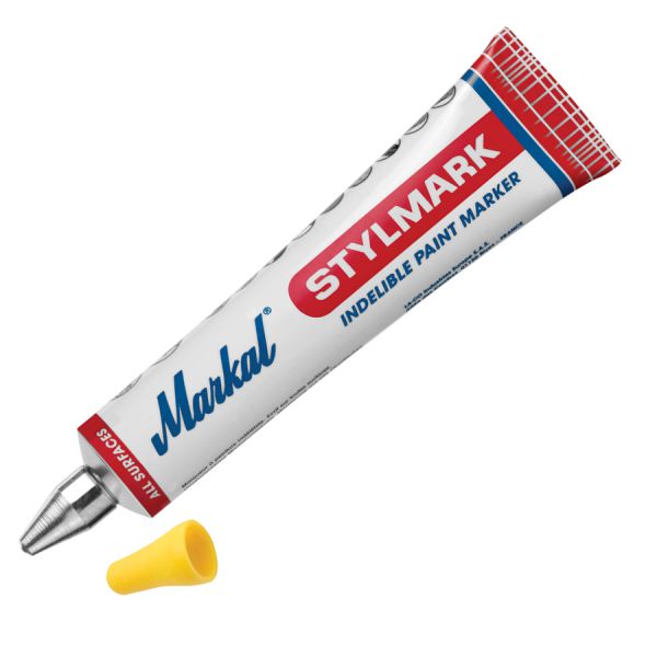 Markal Stylmark Metal-Ball Tip Marker - Yellow