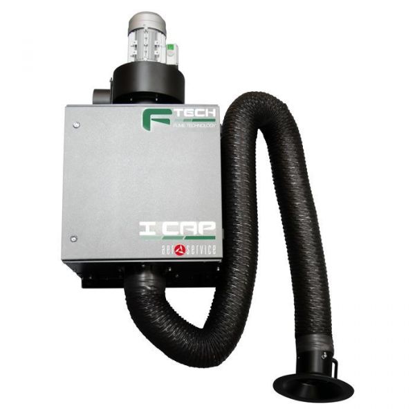 F-TECH ICAP 2.0 H Wall Mounted Fume Extractor with Flexible 3MTR Extraction Arm 