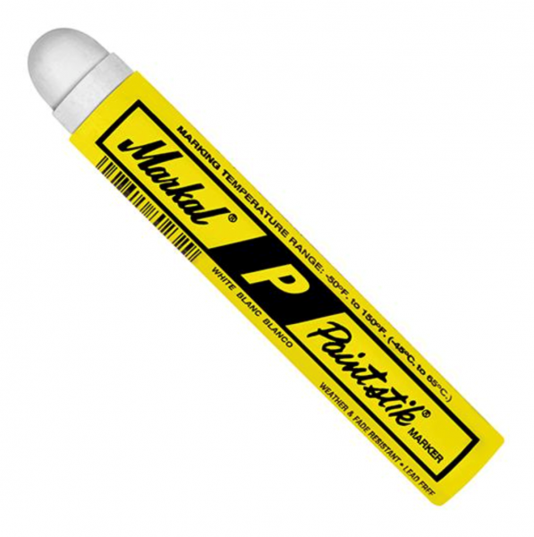 Markal P Paintstik Solid Paint Marker - White