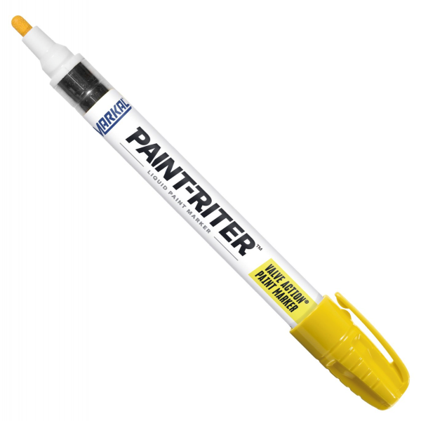 Markal Valve Action Liquid Paint Marker - Yellow