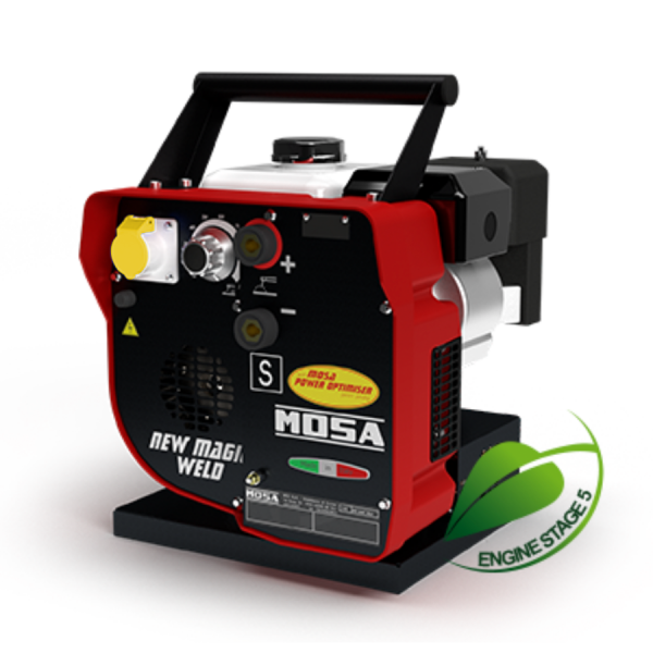 Mosa MagicWeld 150 Silenced 150A Petrol Generator Welder 110V