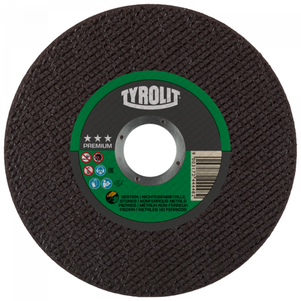Tyrolit 5" (125MM) x 1MM 3 Star Premium Non-Ferrous Metal & Stone Cutting Disc