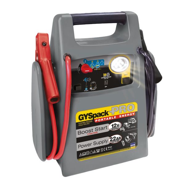 This is an image of a This is an image of a GYSPACK PRO (12V)