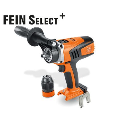 Look here at this Cordless Drill/Driver from Fein. Also know as the Fein ASCM 18 QM Select. All HSS Drill Bits fit this machine.
