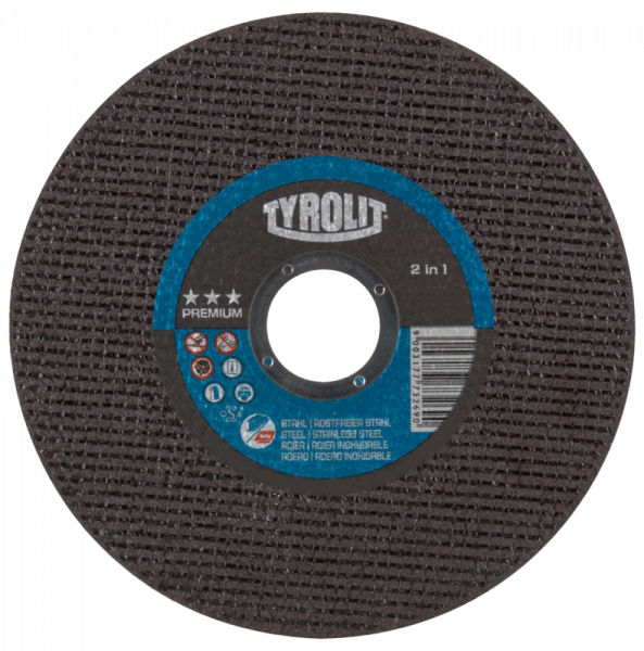 Tyrolit 4.5" (115MM) x 1MM 3 Star Premium INOX Cutting Disc