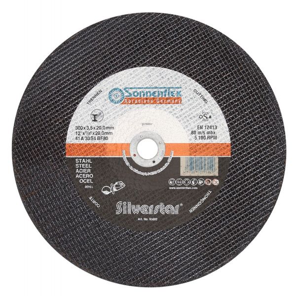 Sonnenflex 12" (300MM) x 3.5MM x 20MM SilverStar Cutting Disc