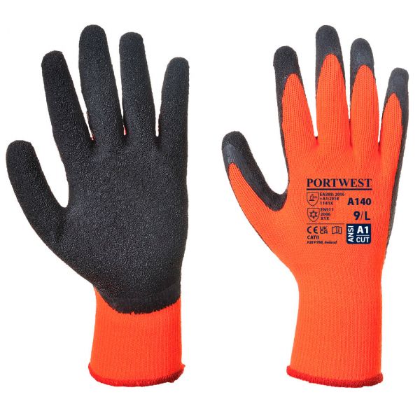 Small image of a portwest A140 Thermal Grip Glove - Latex