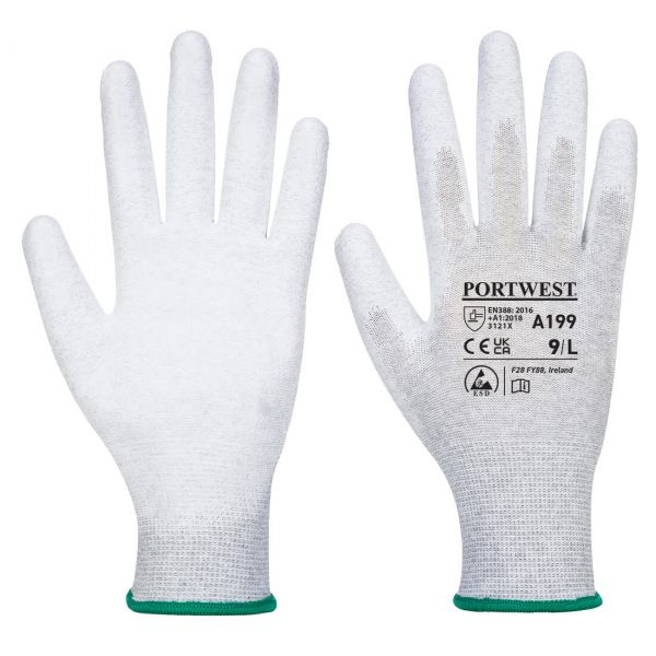 Small image of a portwest A199 Antistatic PU Palm Glove