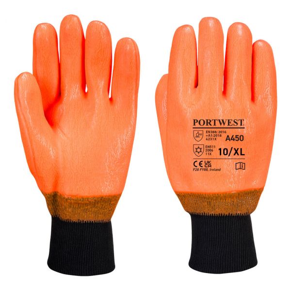 Small image of a portwest A450 Weatherproof Hi-Vis Glove