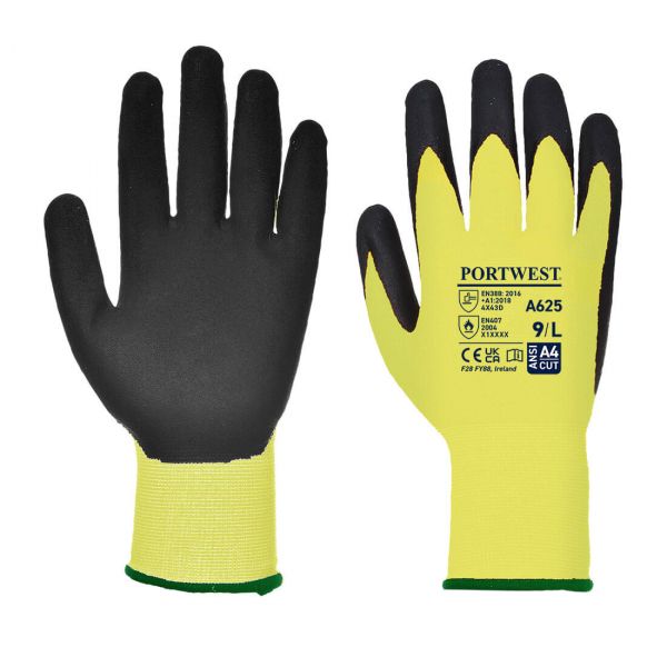 Small image of a portwest A625 Vis-Tex Cut Resistant Glove - PU