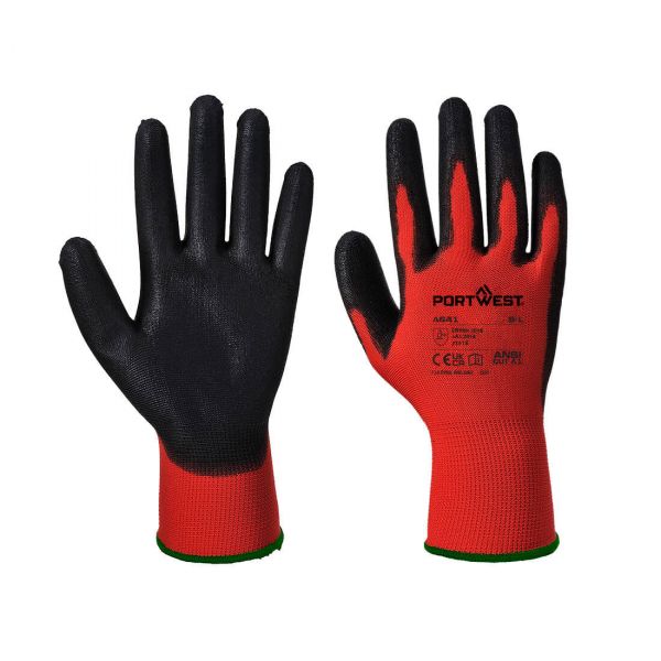 Small image of a portwest A641 Red - PU Glove