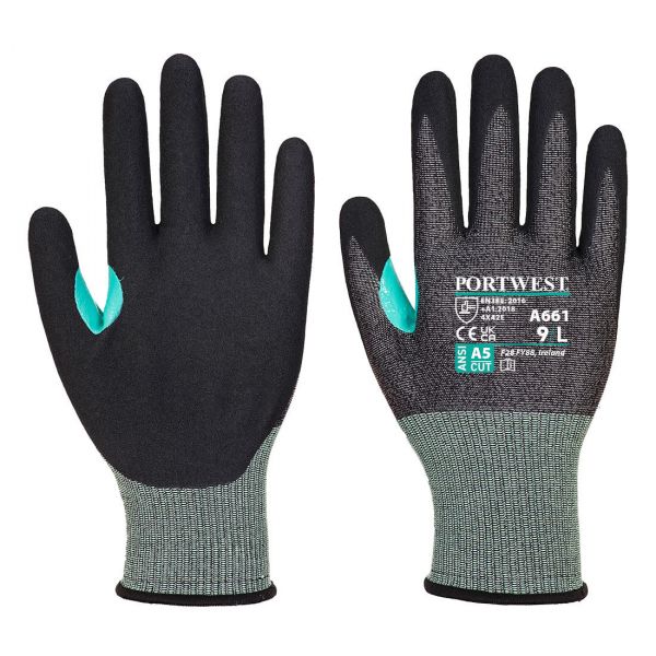 Small image of a portwest A661 CS Cut E18 Nitrile Glove