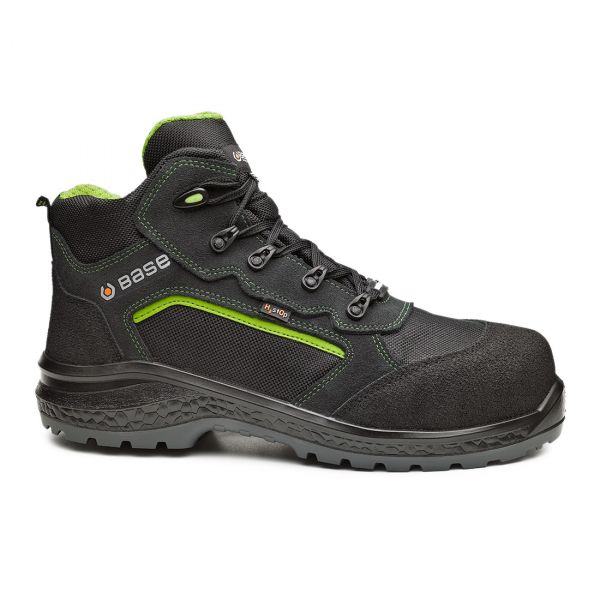 Be-Powerful Top S3 WR CI SRC Black/Green -  B0898 - Safety Boot