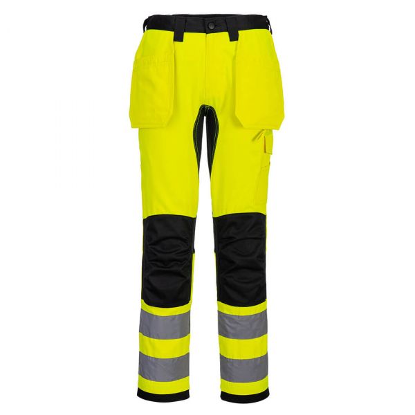 Small image of a portwest CD889 WX2 Eco Hi-Vis Holster Pocket Trousers