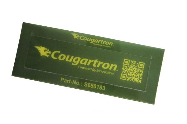 Cougartron Logo Stencil with a Plastic Frame -113x50mm