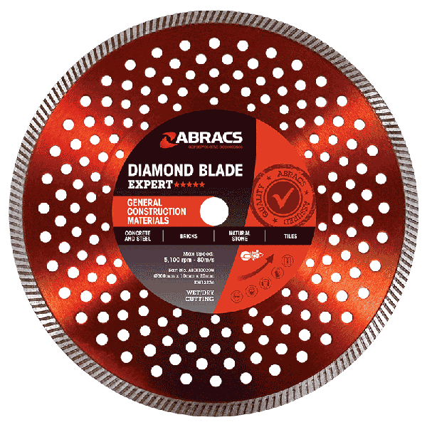 Abracs Expert ***** 4.5" (115MM) General Construction Material Diamond Cutting Blade