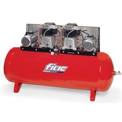 FIAC Duplex 2 x 10HP 900L 400V Belt Drive Air Compressor