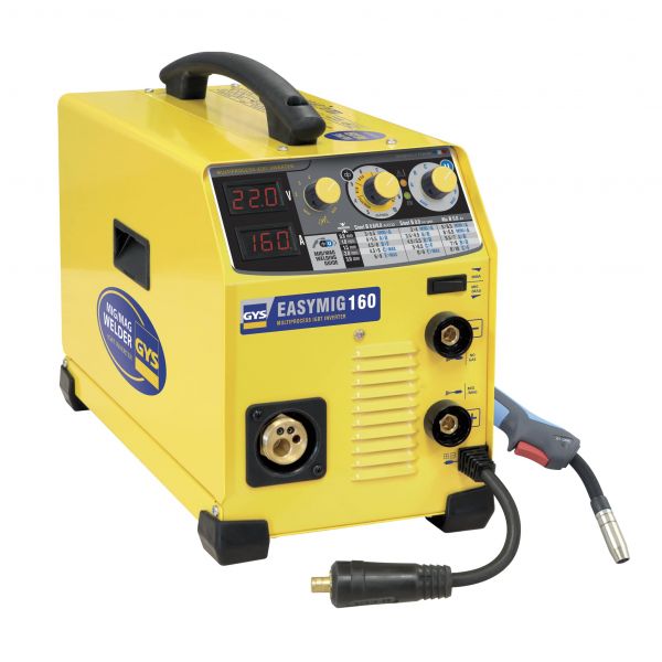 GYS EasyMIG 160 MIG Welder with torch and earth clamp