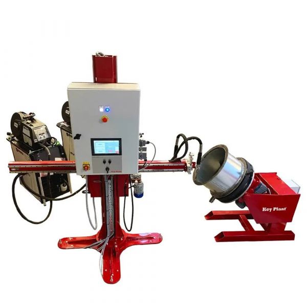 Key Plant Automation Flange Cladding System Mobile Pipe Column and Boom Welding Manipulator