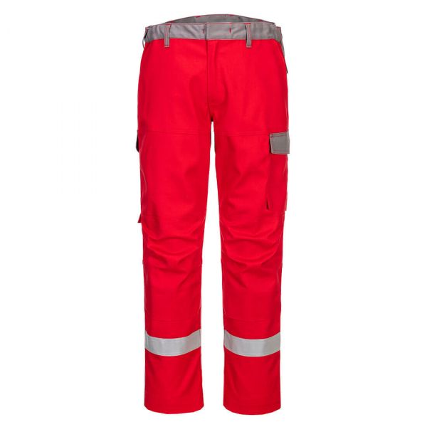 Small image of a portwest FR06 Bizflame Industry Two Tone Trousers