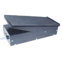 This is an image of a This is an image of a MIGATRONIC MDU 300/400 FOOTPEDAL C/W 8 PIN AMPHENOL & 6 PIN SQUARE HARTING PLUG