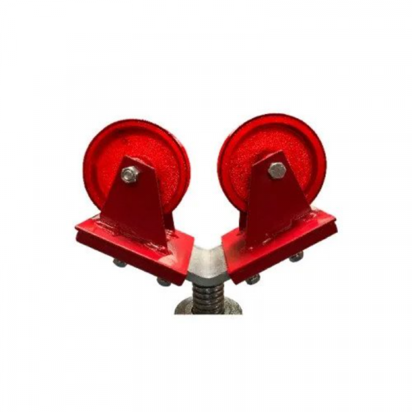 Key Plant Slip on Steel Wheel Head (Pair) - For use with KPJH-100A Fixed Leg Pipe Stand