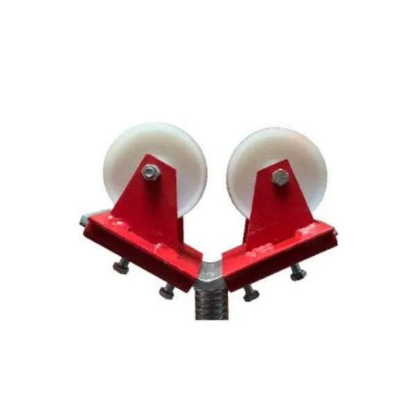 Key Plant Slip on Nylon Wheel Head (Pair) - For use with KPJH-100A Fixed Leg Pipe Stand