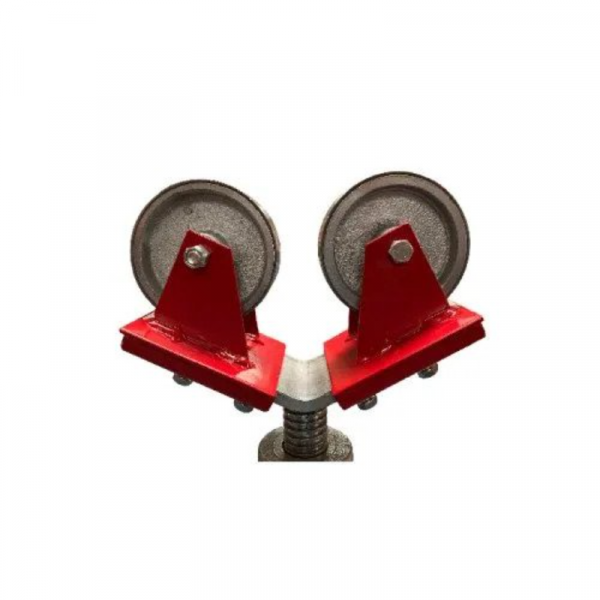 Key Plant Slip on Stainless Steel Wheel Head (Pair) - For use with KPJH-100A Fixed Leg Pipe Stand