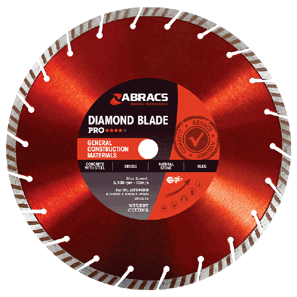 Abracs Pro **** 4.5" (115MM) General Construction Material Diamond Cutting Blade