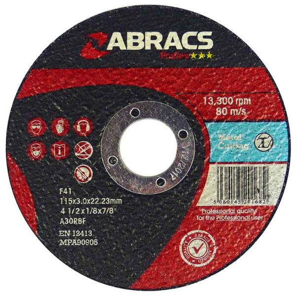 Abracs 4.5" (115MM) x 1.6MM Proflex INOX Cutting Disc