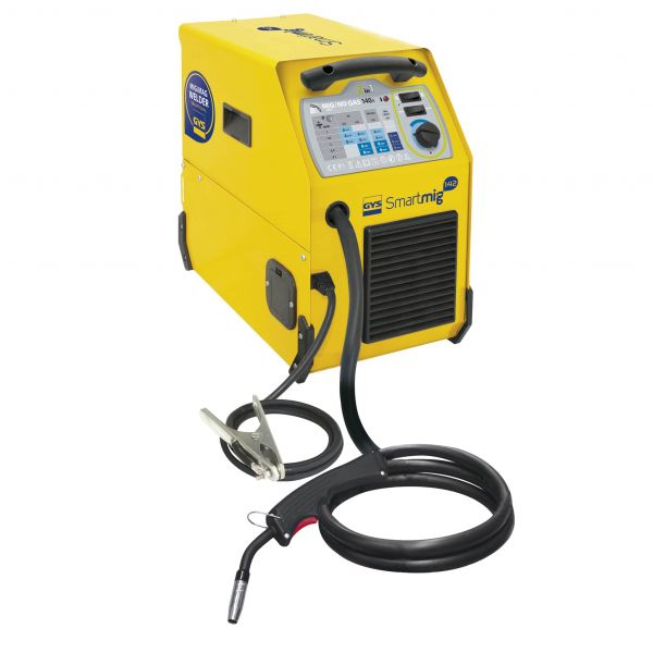 GYS Smartmig 142 MIG Welding Machine with welding torch and earth lead