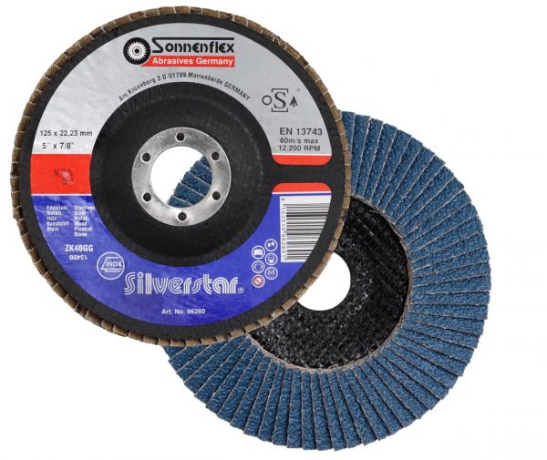 Sonnenflex 4.5" (115MM) SilverStar Zirconium Flap Disc