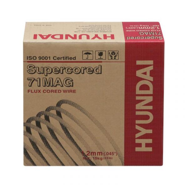 Hyundai Supercored 71MAG Flux Cored MAG Wire - 15KG