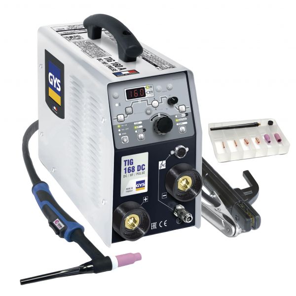 GYS TIG 168 DC TIG Welding machine with accessories 