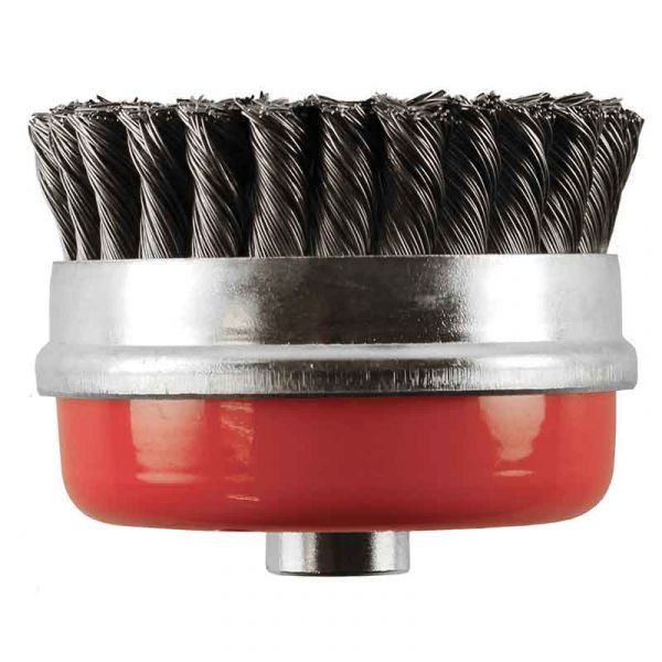 Abracs 95MM x M14 Stainless Steel Twist Knot Wire Cup Brush