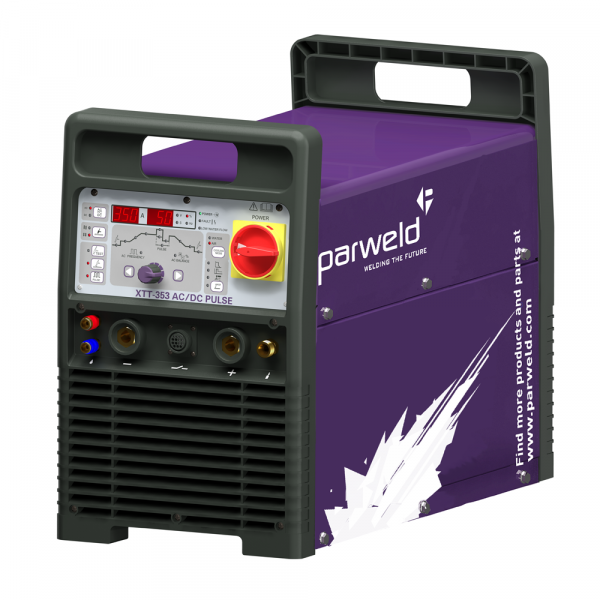 Parweld XTT  353 AC/DC TIG Welding Machine with torch, gas regulator and earth clamp