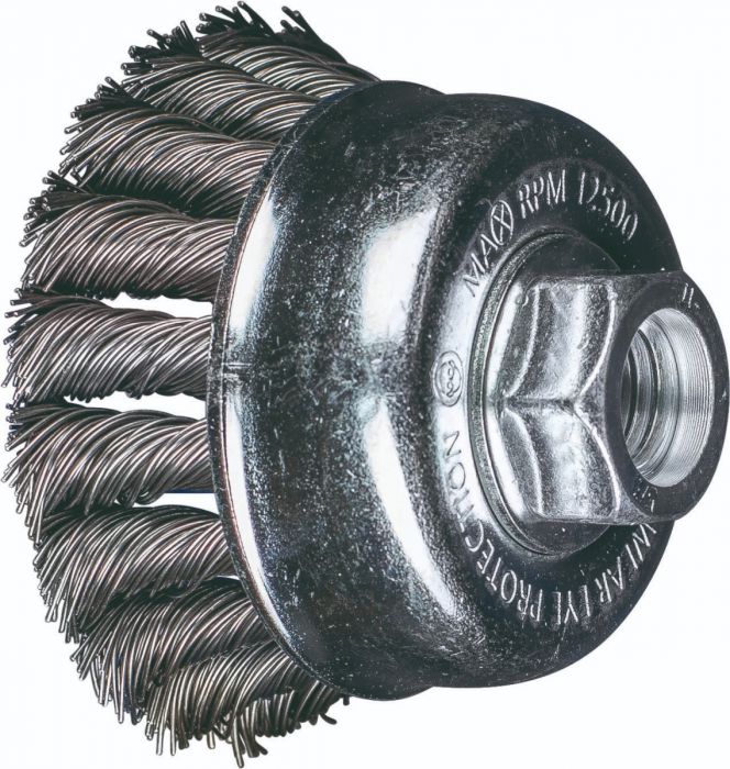 Knotted wire clearance