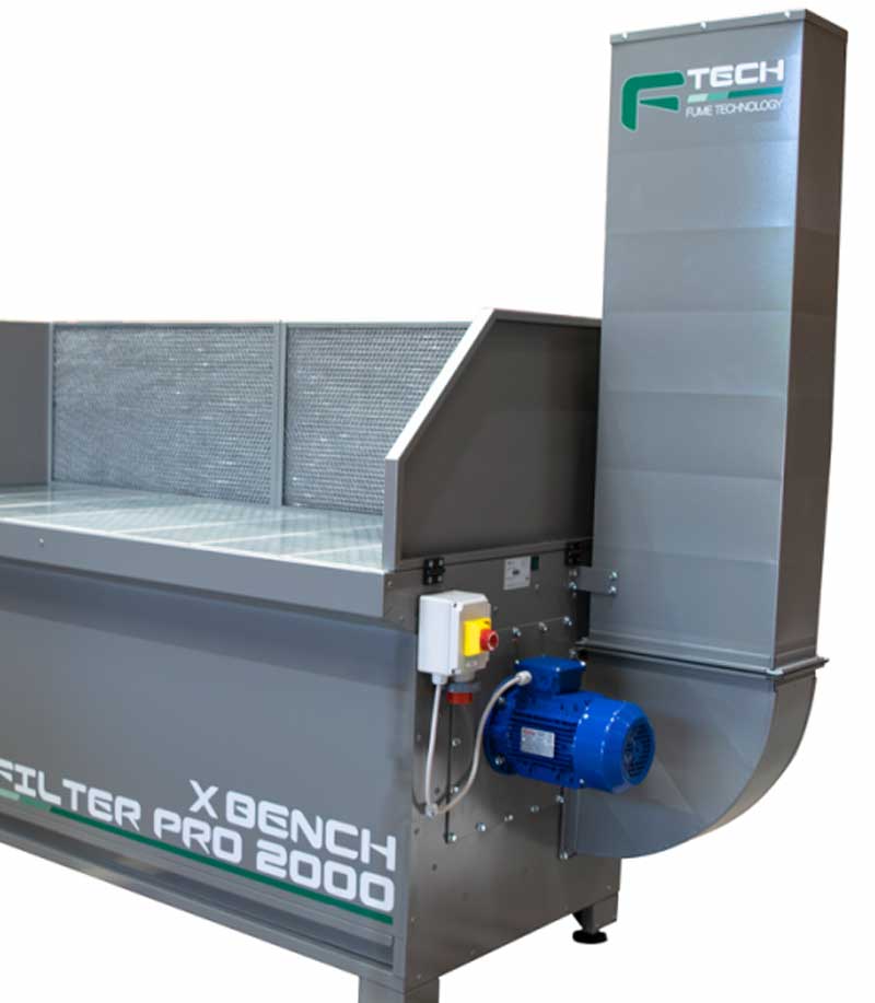 Image of a down draught fume extractor