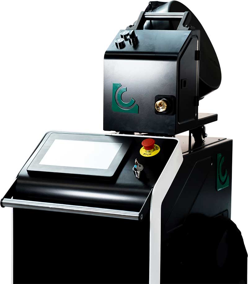 An image of a laser welding machine