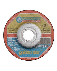 Sonnenflex 4.5" (115MM) x 6MM GoldenStar INOX Grinding Disc