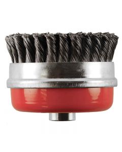 ABRACS 95MM X M14 TWISTED KNOT WIRE CUP BRUSH STAINLESS STEEL